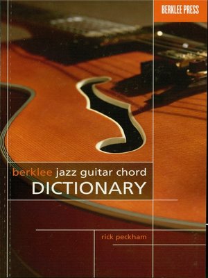 cover image of Berklee Jazz Guitar Chord Dictionary